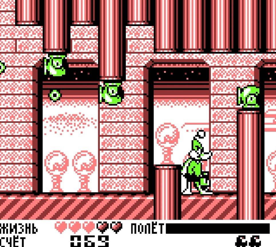 Daffy Duck The Marvin Missions - геймплей игры Game Boy